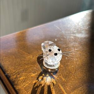 Crystal Beaver Figurine